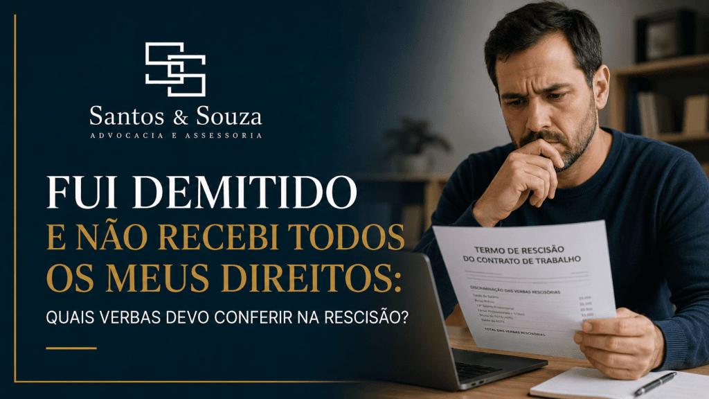fui demitido e nao recebi meus direitos - Santos e Souza Advogados | Escritório de Advocacia em Belém - Pará